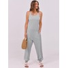 ANRABESS Women's Casual Jumpsuits Summer Sleeveless Stretchy Romper Harem Pants