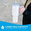 GROSCHE Aspen 40 oz Tumbler with Handle and Straw. Extreme