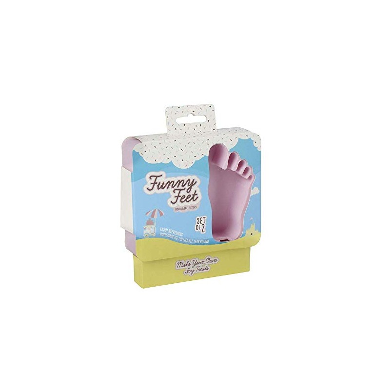 Eddingtons Funny Feet Ice Lolly/Ice Cream Molds Set of 2