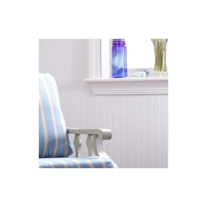 Graham & Brown Paintable Pre-Pasted Beadboard Wallpaper