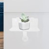 iplusmile Plastic Stand Wall Shelf Floating Shelves for Bathroom Bedroom