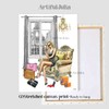 Paris Fashion Art For Wall Decor After Shopping Relaxing Fashion