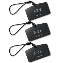 Veise VK01 IC Cards for Smart Lock, 13.56MHz RFID Cards Key Fobs for Keyless Entry Door Lock, Smart Deadbolt Key Compatible to Multiple Apps (3 Pack)