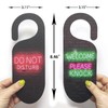 Do Not Disturb Door Hanger Sign 2Pack Door Signs with
