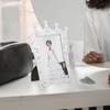 Zerodeko Pearl Crown Photo Frame Wedding Picture Display Family Photo
