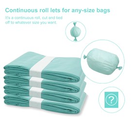Zippland 4 Pack Diaper Liner Refills Compatible with Janibell Akord 280 Slim Model, Lasts Over 500 Adult Briefs