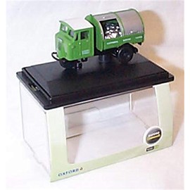 oxford Mechanical Horse dust cart green/silver huntington borough livery vehicle 1:76 scale diecast model