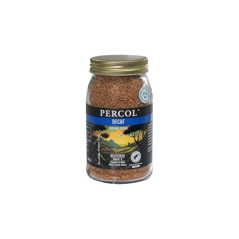 Percol | Colombian Fairtrade Decaff | 6 x 100G