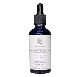 Extracto de Hongos Funcionales 2X Concentrado | Reishi Shiitake Melena de León | Adaptógenos Líquidos | Inmunidad y Bienestar | 50 ml