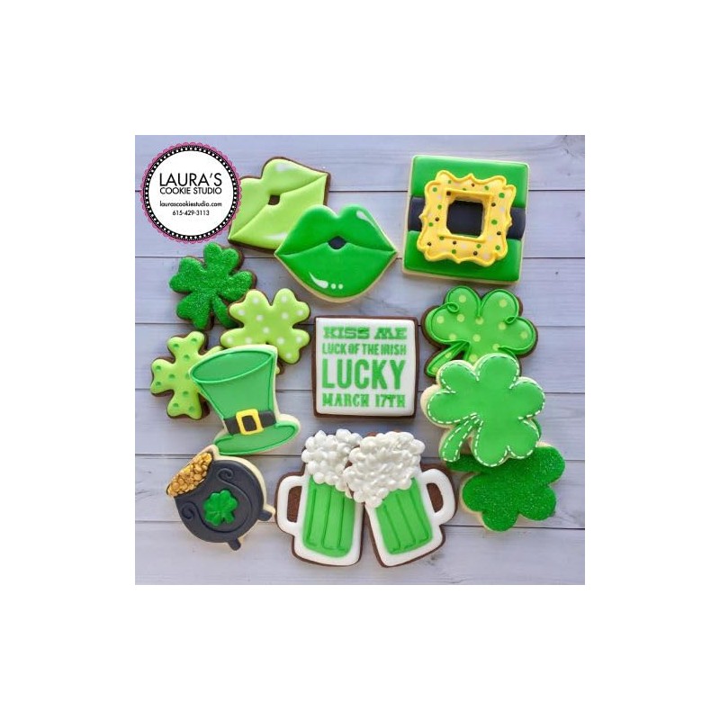 4 Leaf Clover 2.75 Inch Cookie Cutter from The Cookie