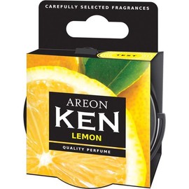 AREON Ken Lufterfrischer Zitrone Auto Duft Autoduft Dose Duftdose Wohnung Erfrischer 3D Set (Lemon Pack x 2)