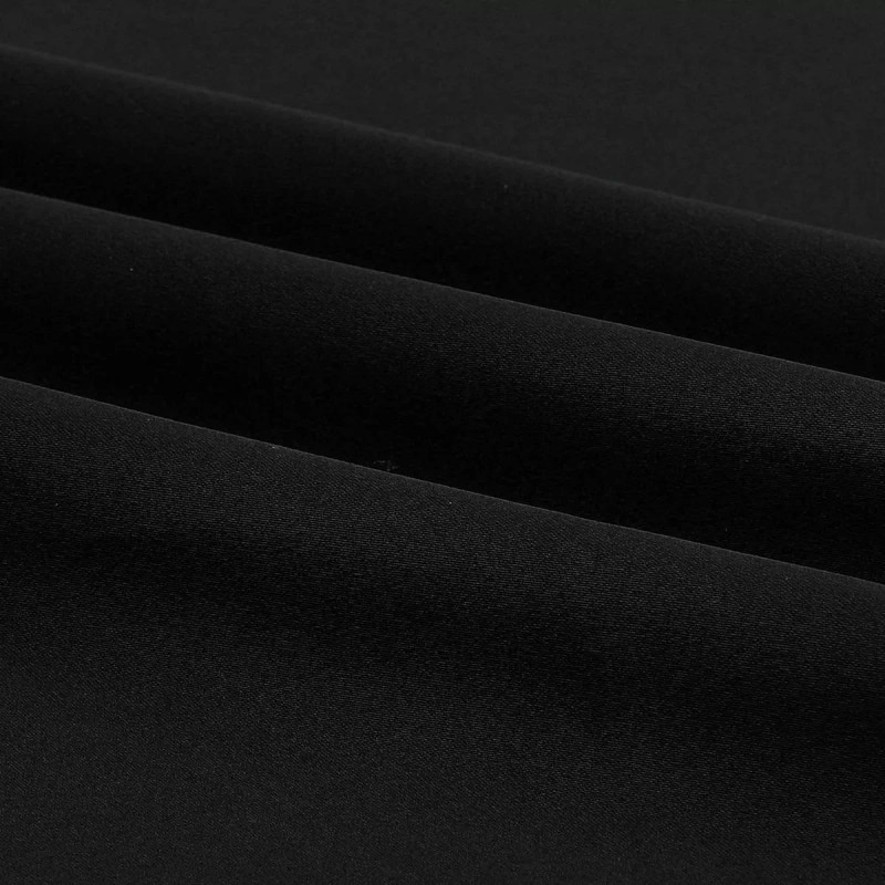 Carla Depot Cortinas Blackout Argollas Largas Negro Noche Oscura