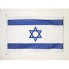 AZ FLAG BOOTFLAGGE Israel 45x30cm - ISRAELISCHE BOOTSFAHNE 30 x