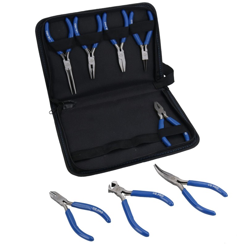 Mini Plier Set Craft Jewellery Making Cutters Long Nose Circlips