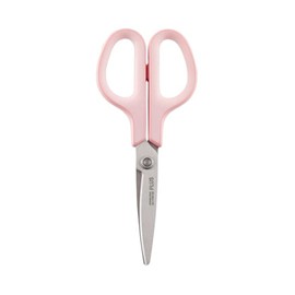 SC-175S-AB Fit Cut Curve, Antibacterial Grip, Pink, Scissors, Office Use