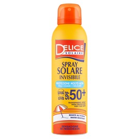 Delice Solaire | Unsichtbares transparentes Sonnenschutzspray SPF50+ 150 ml, sehr hoher Schutz für eine geschützte Haut