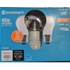 Ecosmart (3-Pk) A15 Dimmable Frosted Glass Deco Filament LED Vintage Light Bulbs
