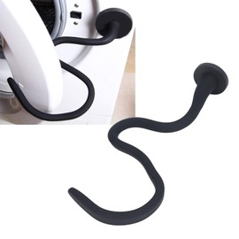 Front Load Washer Door Prop, Magnetic Washing Machine Door Holder, Flexible Washing Machine Door Stopper Bracket Universal for Front Load Washer(Black)