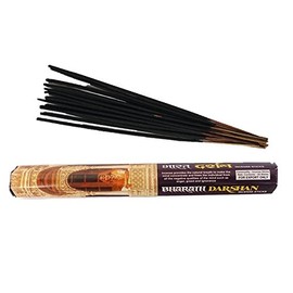 ASOKA Trading Incense: Baharat Darshan Stick, Incense, Hexagonal Incense, Set of 3