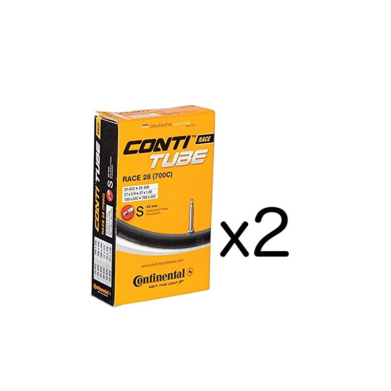Continental 2x Race 28 700 x 20-25c Road Bike 42mm
