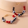 MOEEIJEW Sports Earrings for Women Men Volleyball Hoop Earrings Soccer