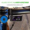 i-LEFANTE TPU Case for Bosch Purion 400 - Transparent Bicycle