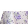 BIANCHERIAWEB Tablecloth for Kitchen and Living Room Lavender Design Made