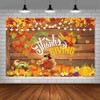 Sendy 7x5ft Happy Thanksgiving Backdrop Give Thanks Autumn Harvest Party