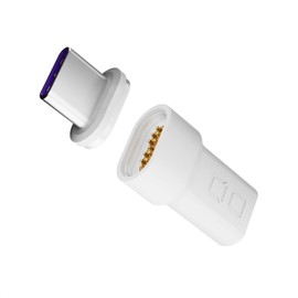 CIO USB-C Magnetic Converter Adapter (Straight, White)