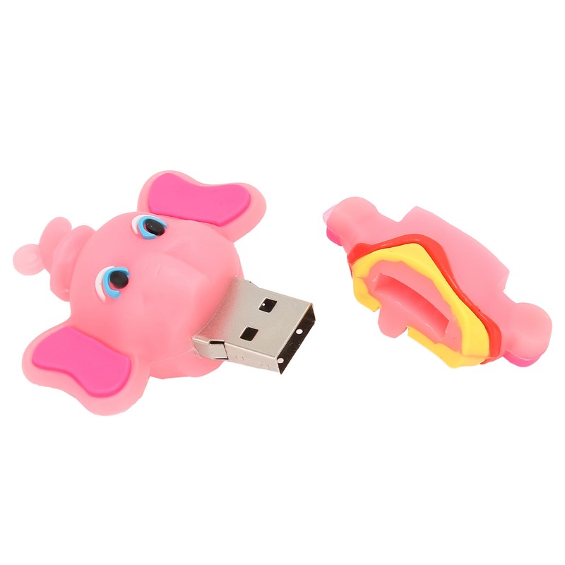 Cartoon U Disk Compatible Optional Memory Cute Elephant Memory Stick