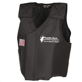 Saddle Barn Tack Mutton Bustin Vest Black