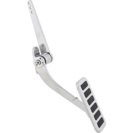 Universal Polished Aluminum Throttle Pedal, Cable & Carb Bracket