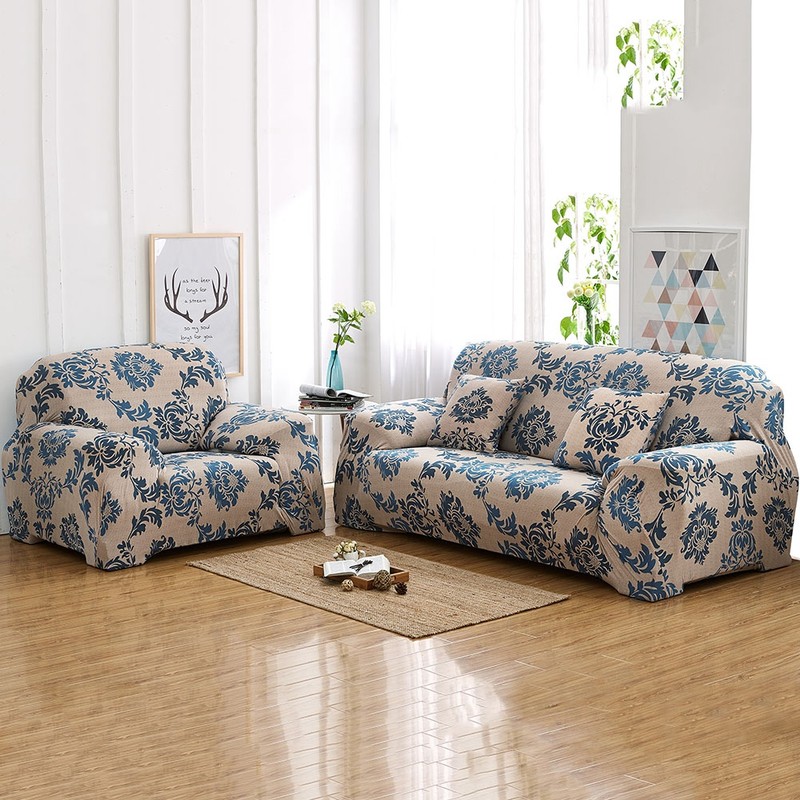 Waterproof Elastic Dustproof Slipcover Sofa Cover Cushion Protector (For 4