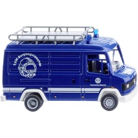 Wiking 027201 THW Box Truck (MB 507 D) Gauge HO 1:87, Not a Toy