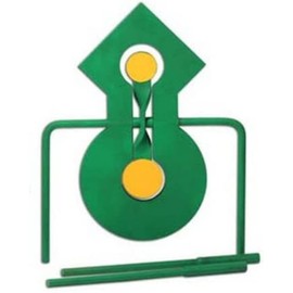 Champion Range and Target Bushnell Double Reaction Metal Spinner Target, Green (44880)