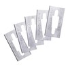 kwb Pack of 5 Replacement Blades for Hobby Planers, 45