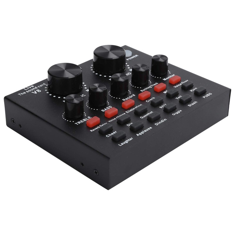 Cuifati Bluetooth Live Sound Card Voice Changer, 7 Verbindungsmethoden Mit