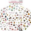 Obujopal Planner Stickers, 365 Pcs Daily Weekly Monthly Holiday Seasonal