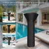 RICHIE Patio Heater Cover, Heavy Duty 420D Oxford Fabric Waterproof