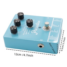 GOKKO Paradise Multi-Reverb Pedal - 8 Reverb Effects with EQ & Modulation Controls | Versatile Sound Shaping for Guitar & Bass | 9V DC Power Supply