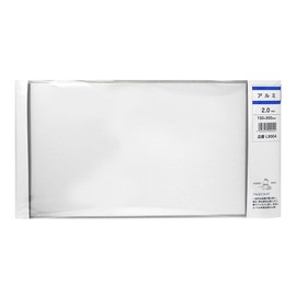 久宝 Metal Productions Aluminum Plate Slim Thickness 2.0 X Width 150x300 mm l9004 