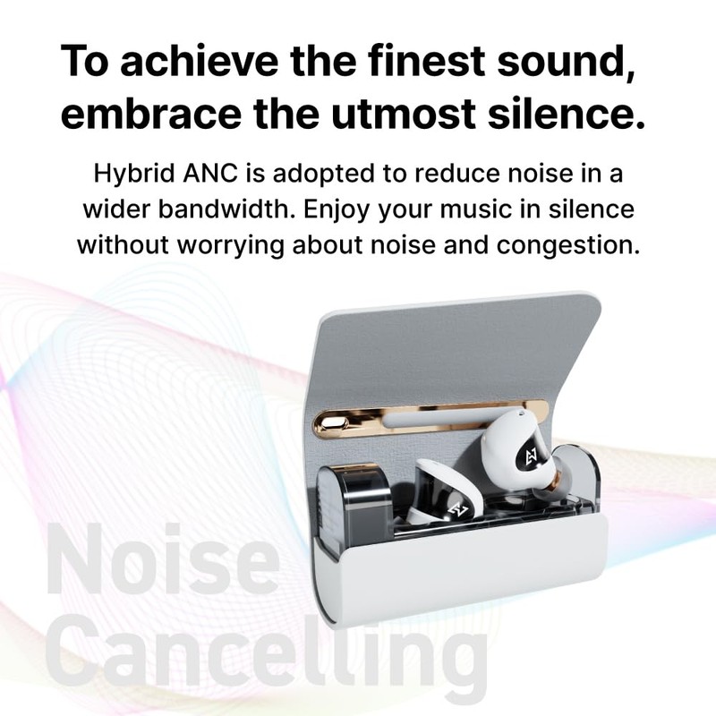 AVIOT TE-J1 Advanced Hybrid Driver,Hybrid Active Noise Cancelling, High-Resolution Audio,