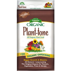 Espoma Organic Plant-Tone 5-3-3 Natural & Organic All Purpose Plant Food; 18 lb. Bag; The Original Organic Fertilizer for All Flowers, Vegetables, Trees, and Shrubs.