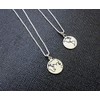 Graduation Gift for Her, Sterling Silver Earth Necklace