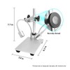 Aluminum Alloy Stand for USB/WiFi/LCD Digital Microscope Camera, Cainda Universal