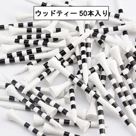 MAZEL Golf Tees Wood Tees Long Tees 70mm/83mm (Pack of 50)