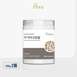 Health Empathy Chaga Mushroom Powder 120G 2 cans / 건강공감 차가버섯분말 120G 2통
