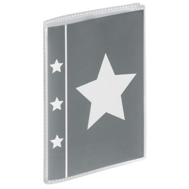 Hama Skies Synthetic Gray Photo Album and Protector - Photo album (beige, gray, synthetic, 10 x 15 cm, 2 sheets, 125 mm), 1 pack of 24 sheets