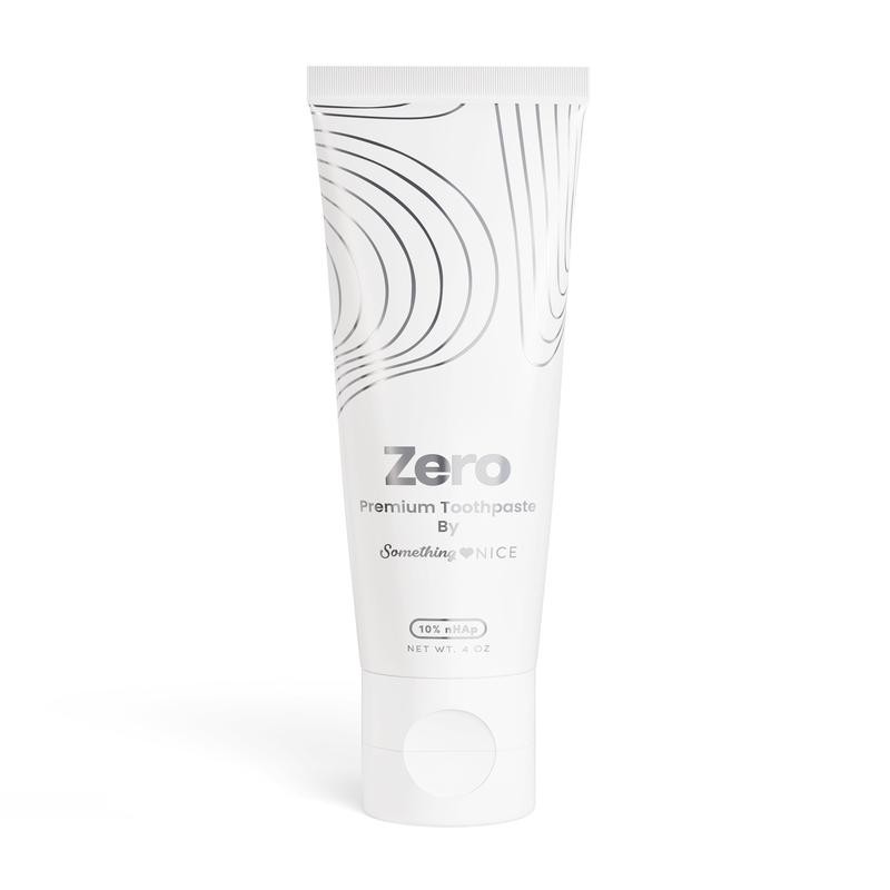 Something Nice Zero Premium Toothpaste with 10% Nano-Hydroxyapatite, Xylitol, and