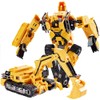 Transformer Robot Car Toy Model Portable Alloy Engineering Car Robot
